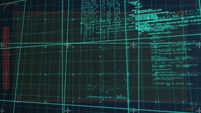 Animation of scopes scanning and data processing over grid. Global business, finance, computing, connections and data processing concept digitally generated video. - Powered by Shutterstock - Get 15% off with code: PIKWIZARD15