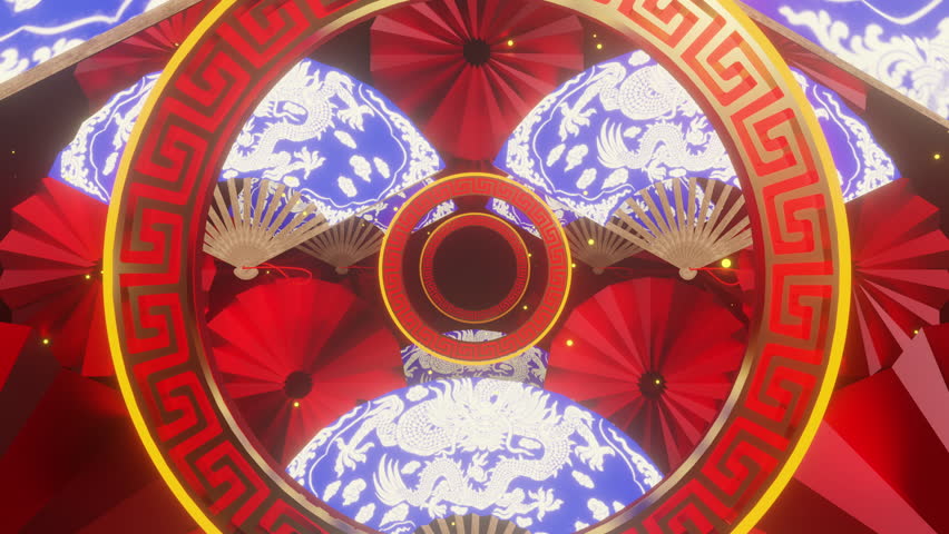 Chineses New Year Background and Loop