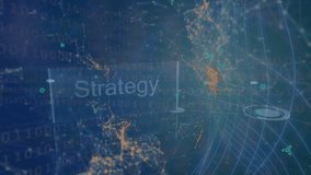 Animation of network of connections with icons and data processing over cityscape. Global internet security data processing connections and digital interface concept digitally generated video. - Powered by Shutterstock - Get 15% off with code: PIKWIZARD15