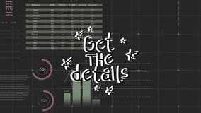 Animation of covid cell over statistics and data processing. Global business finances connections and digital interface concept digitally generated video. - Powered by Shutterstock - Get 15% off with code: PIKWIZARD15