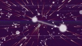 Animation of globe and network of connections with numbers over warehouse. Global connections technology and digital interface concept digitally generated video. - Powered by Shutterstock - Get 15% off with code: PIKWIZARD15