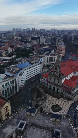 Historic Architecture in Porto City Center, Portugal