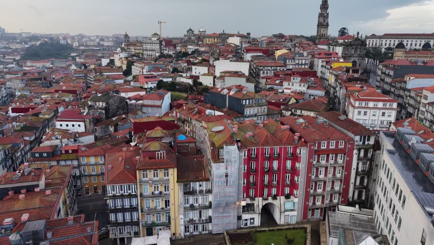 Old Historic Houses in Porto, Portugal