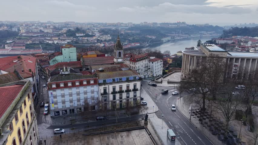 Old Historic Houses in Porto, Portugal