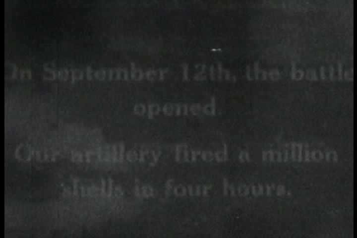 1910s - Artillery fire during World War One, 1918.