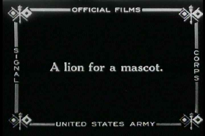 1910s - Soldiers in World War One keep a lion as a mascot and milk goats and a stage show is put on by men dressed as women.