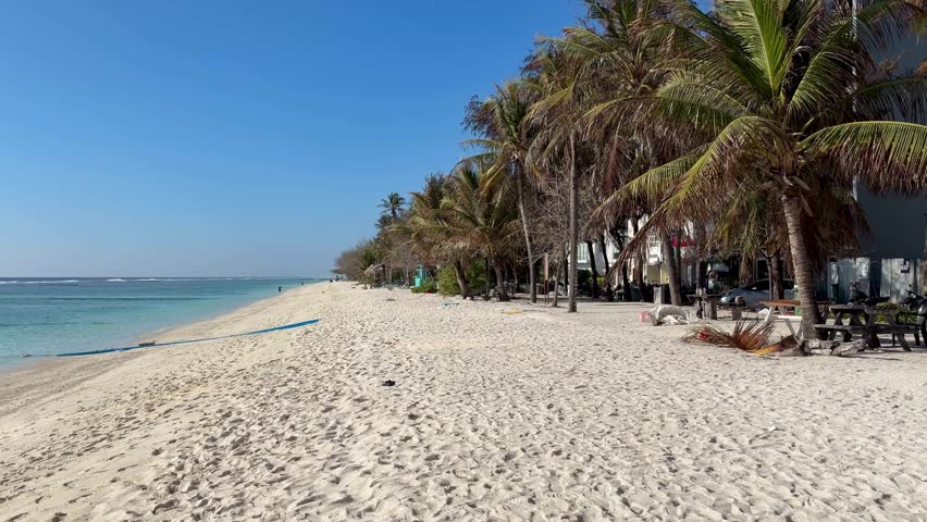 Hulhumale public beach white sand palm trees maldives indian ocean beaches
