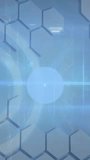 Animation of connections and data processing over hexagons. Global connections, digital interface, communication, computing and data processing concept digitally generated video. - Powered by Shutterstock - Get 15% off with code: PIKWIZARD15
