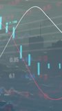Animation of financial data processing over world map and cityscape. Global business, finance and data processing concept digitally generated video. - Powered by Shutterstock - Get 15% off with code: PIKWIZARD15