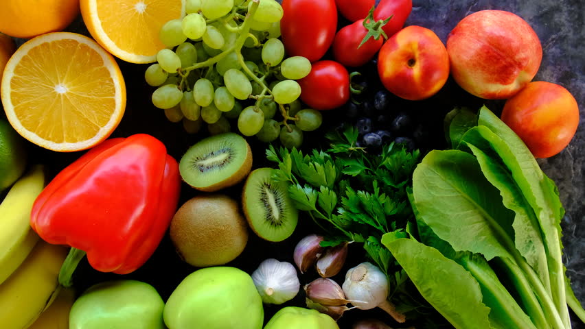 Products containing vitamin C. Selective focus. food.
