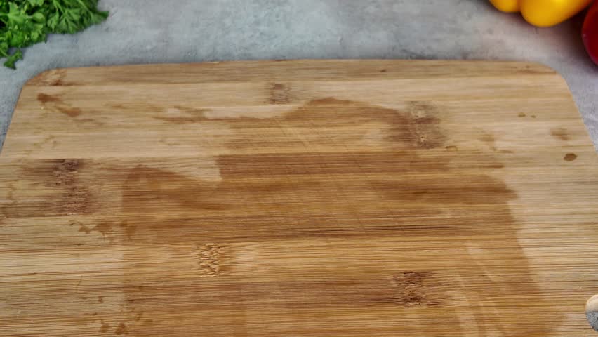 Close-up top view of a woman