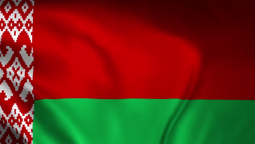 National Flag of Belarus Animation Stock Videos