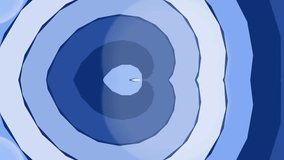 Moving through abstract blue concentric spirals in smooth digital art - Powered by Shutterstock - Get 15% off with code: PIKWIZARD15