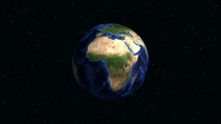 Digital animation zooms from space into Cali Colombia with population data and location marker