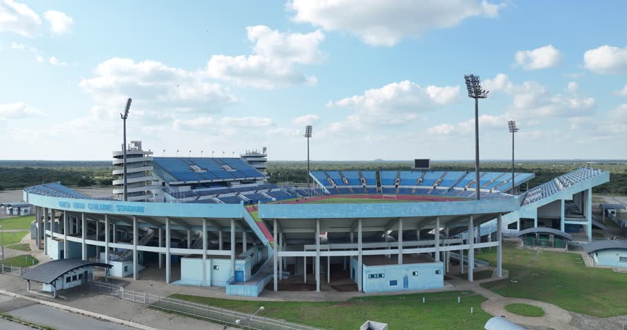 Obed Itani Chilume Stadium in Francistown in Botswana, Africa
