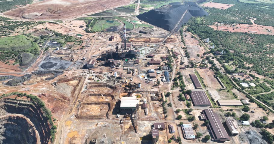 BCL copper and nickle mine in the eastern Botswana town o Selebi Phikwe