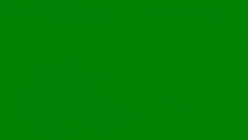 Neon Chat Bubble Conversation Animation with Electric Saber Glow on Green Screen
