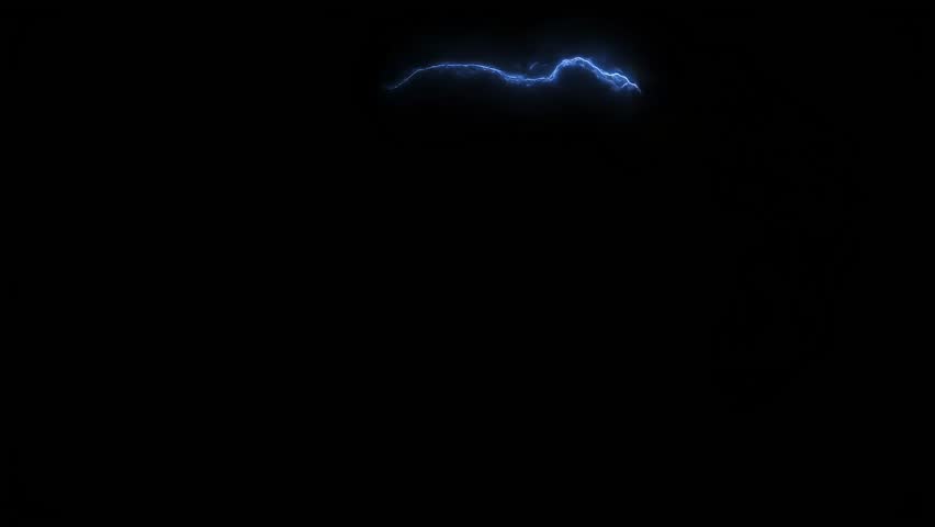 Irregular Sci-Fi Saber Energy Frame with Organic Electric Motion on Black or Green Screen