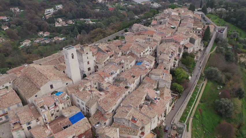 A Medieval Hilltop Village in France