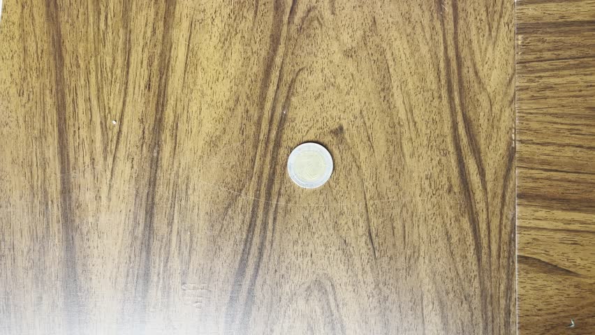 Holding rare coin from Bulgarian mint