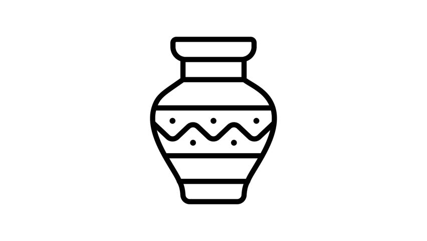 Decorative vase symbolizing art, culture, and traditional elegance.