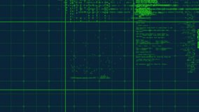 Animation of abstract pattern over grid pattern against computer language on black background. Digitally generated, hologram, illustration, coding, machine learning and technology concept. - Powered by Shutterstock - Get 15% off with code: PIKWIZARD15