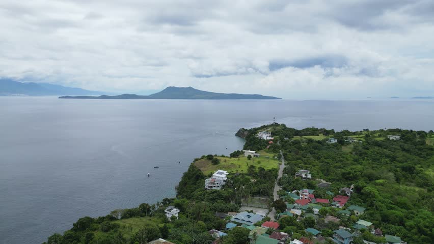 aerial view of Puerto Galera, Philippines