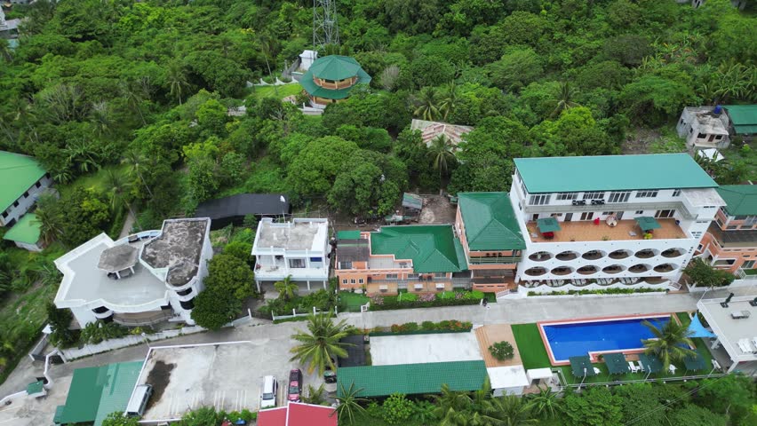 aerial view of Puerto Galera, Philippines