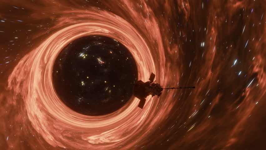 a Space Probe is traveling Through The Wormhole (Loop)