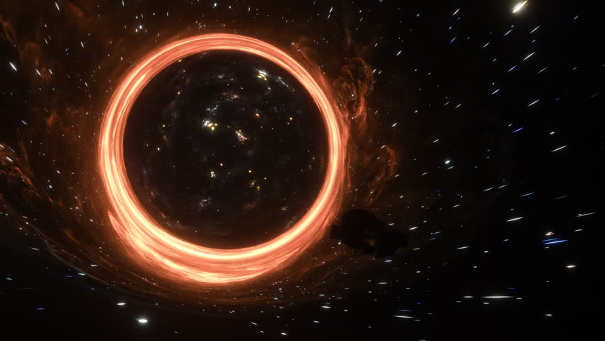a Space Probe is traveling Through The Wormhole (Loop)
