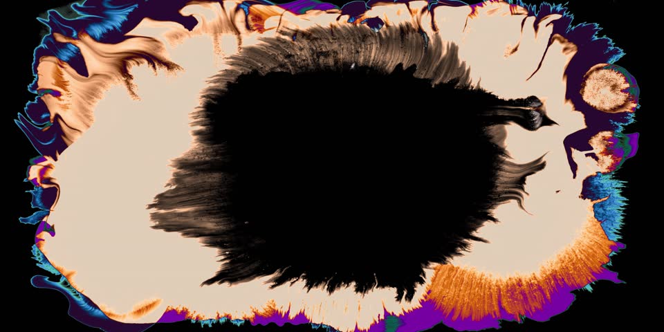 ink transition splatter blot spreading left to right turbulent moving abstract painting animation background new cool nice motion dynamic beautifu
