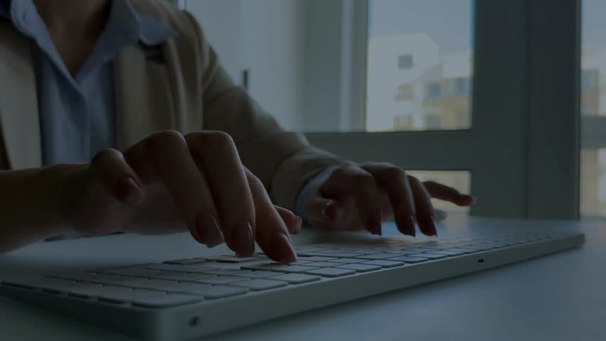 Business person checking digital documents on laptop with checklist approval icon, verification, workflow control, productivity and online document management.	