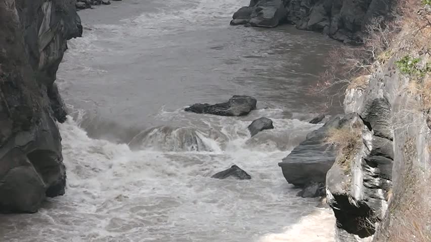 Tiger Leaping Gorge in Lijiang, Yunnan Province, China. 