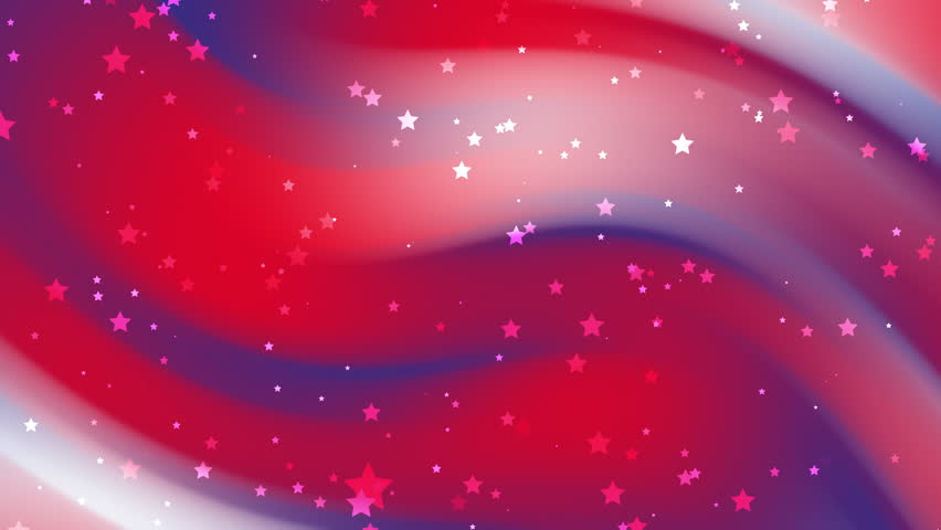 Abstract patriotic background with red, white, blue colors and stars. Suitable for 4th of july, memorial day, or patrioticthemed designs.