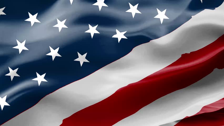 4K Animation of Memorial day , remember and honor text with waving USA flag on the background. Great for use on Memorial Day event in United States. Memorial Day card animation.