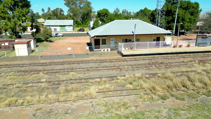 The Alpha railway station in regional Queensland