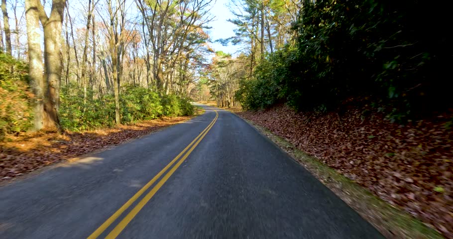 Driving the Blue Ridge Parkway in Virginia