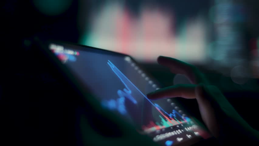 A close-up shot of a person