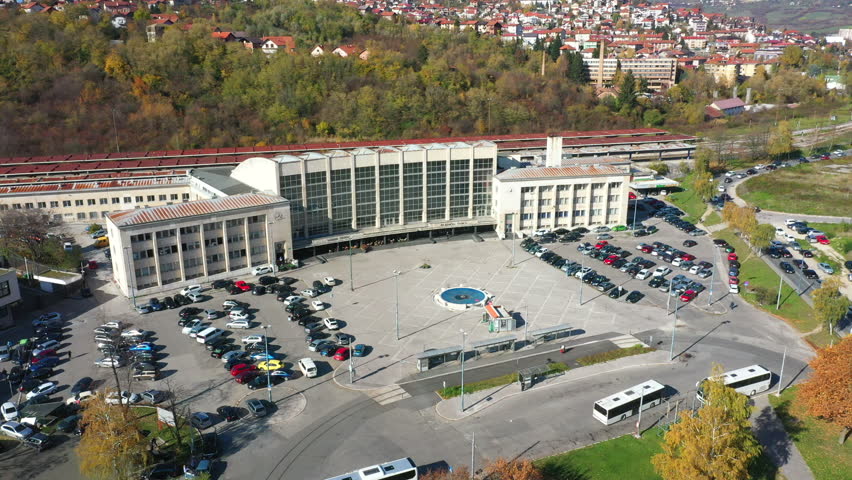 Train station Building in Sarajevo, Bosnia