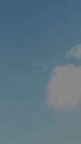 Vertical video: 3D grid plane with spline curve getting finger touch, controls moving to edit wave. Holographic, interactive, visualization, gradient, clouds, interface, vertical video - Powered by Shutterstock - Get 15% off with code: PIKWIZARD15