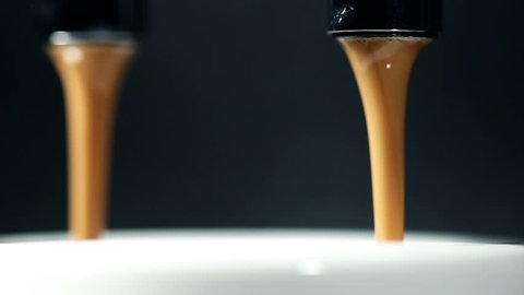 pouring coffee