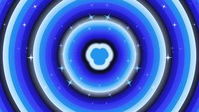 Blue Shimmering Concentric Circles Abstract Animated Background VJ Loop - Powered by Shutterstock - Get 15% off with code: PIKWIZARD15