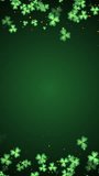 Vertical abstract green background with shamrocks  - Powered by Shutterstock - Get 15% off with code: PIKWIZARD15
