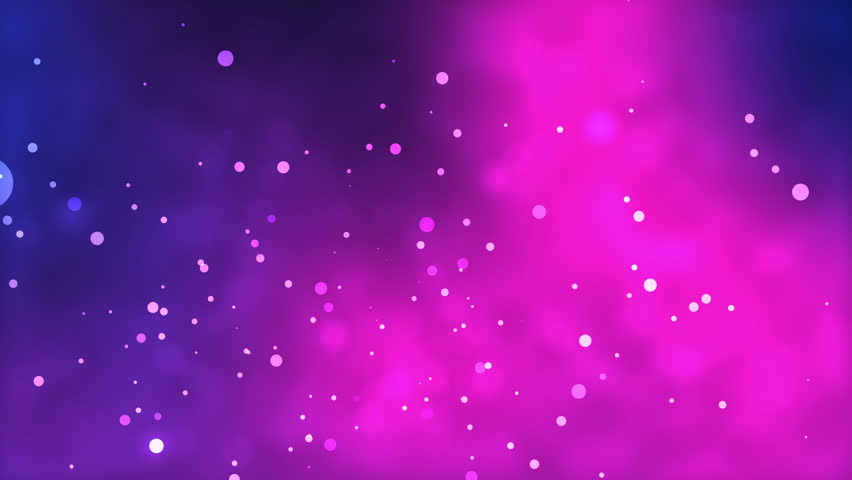 4K Abstract Blue and Purple Bokeh Particles Background with Soft Gradient