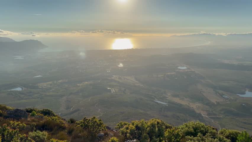 Late afternoon over Gordon’s Bay in Cape Town, South Africa.