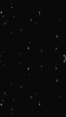 Starry Night Sky with Shining Stars.