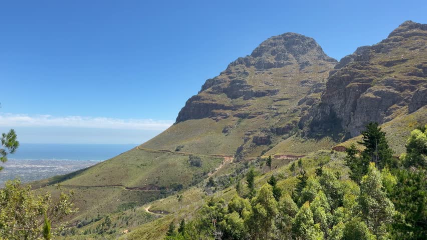 Mountains at Somerset West in Cape Town, South Africa.