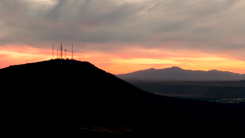 Stunning Sunset Over Mountain Landscape