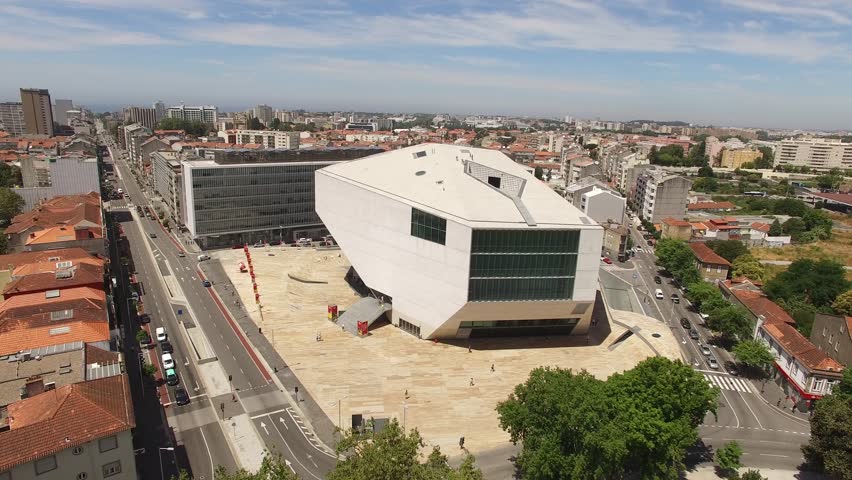 Casa da Musica do Porto. Music House in Porto, Boavista, Portugal