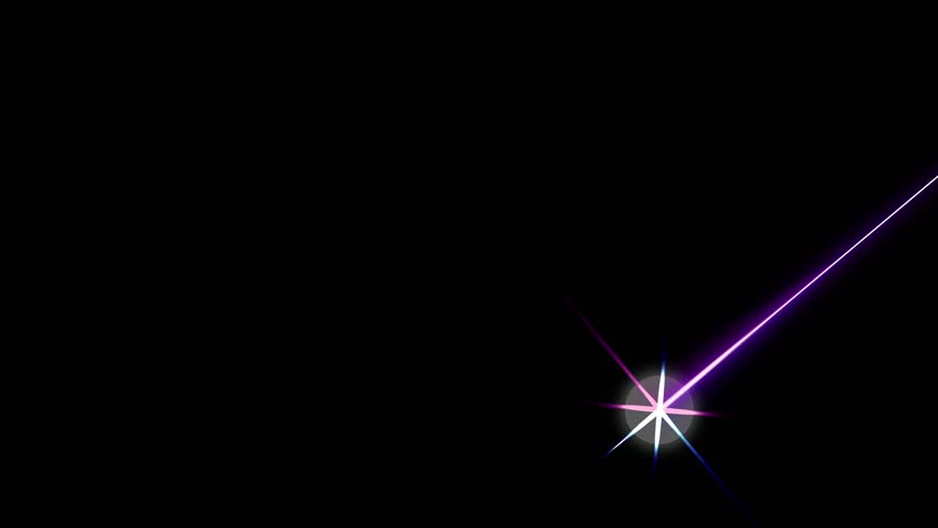 starry sky shooting stars line simple effect